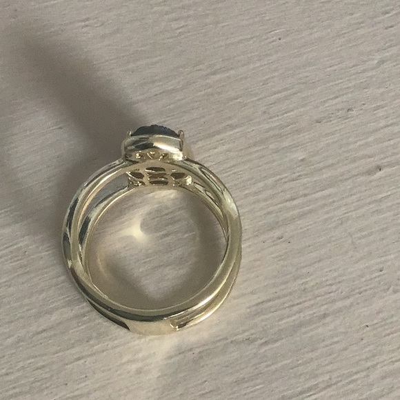 Kendra Scott NWOT Elyse Muti-Colored Drusy Ring. Gold - Picture 3 of 8